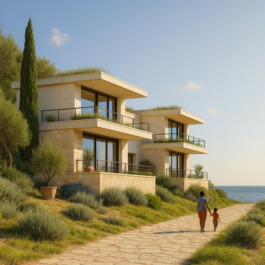 Immeuble-villa en plots