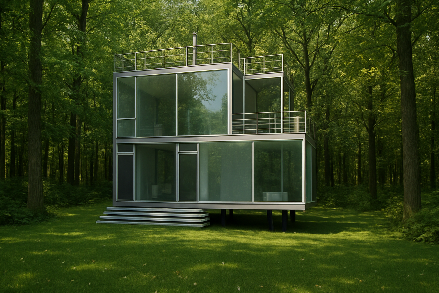 Maison préfabriquée biocompatible