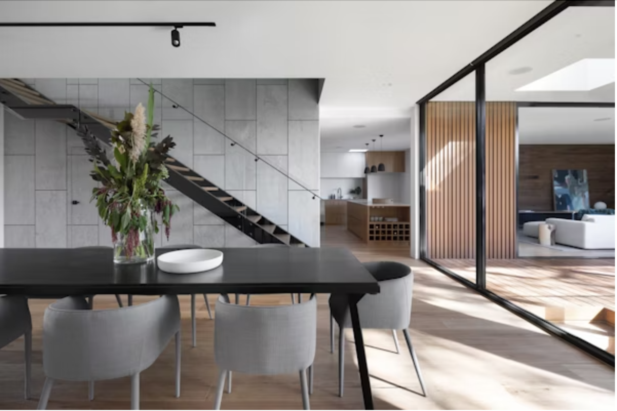 Maison contemporaine biocompatible